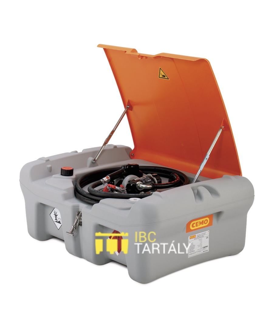 IBC tartály 210 liter gázolajra Mezőgazdasági gépek, munkagépek üzemanyag ellátására alkalmas IBC tartály