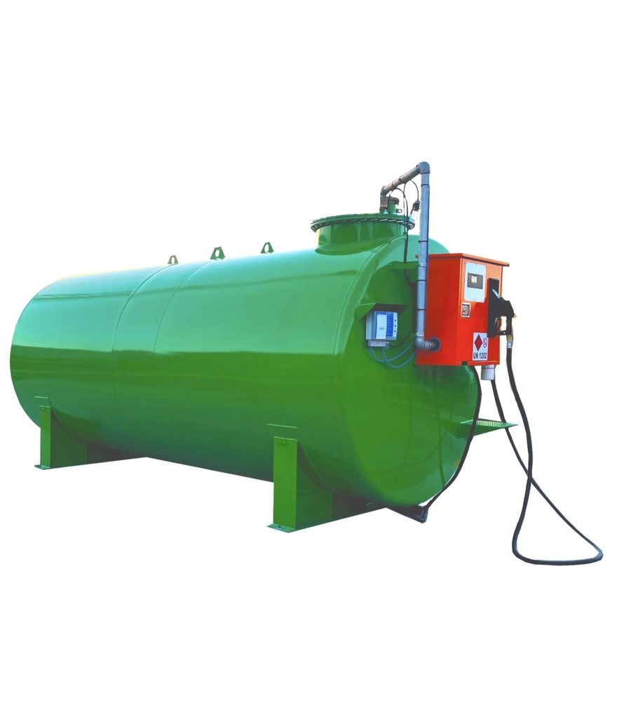 Ipari gázolaj tartály, ipari üzemanyagkút Üzemanyag tárolására és kiszolgálásra alkalmas gázolaj tartály