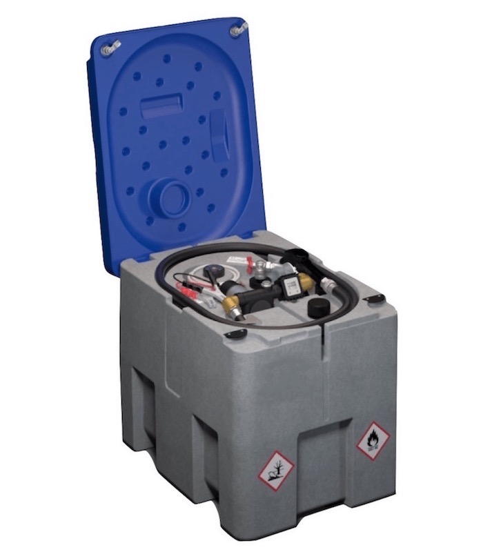 IBC tartály 220 liter Mezőgazdasági gépek, munkagépek üzemanyag ellátására alkalmas IBC tartály